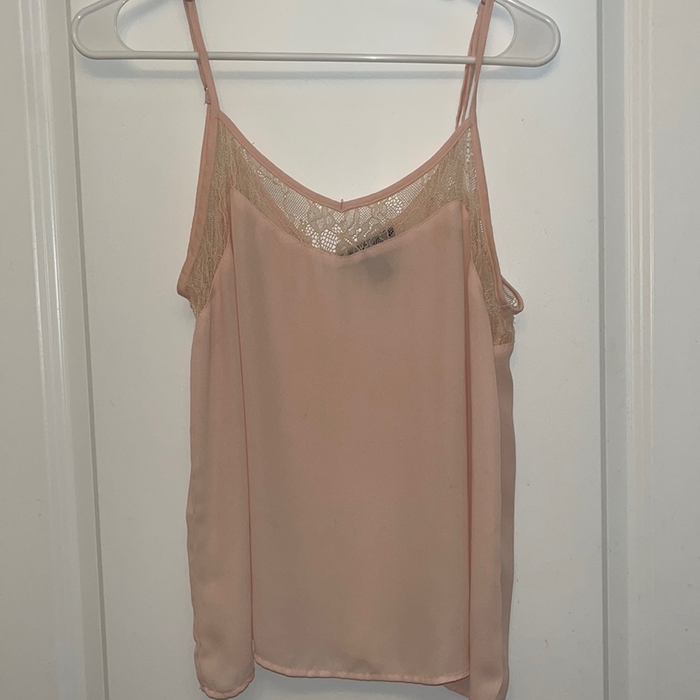 F21 Pink Lace Blouse